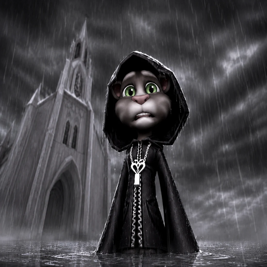 the prophet under heavy rain